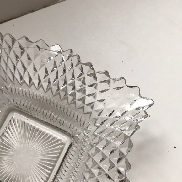 Depression Glass candy dish. - Picture 3 of 9